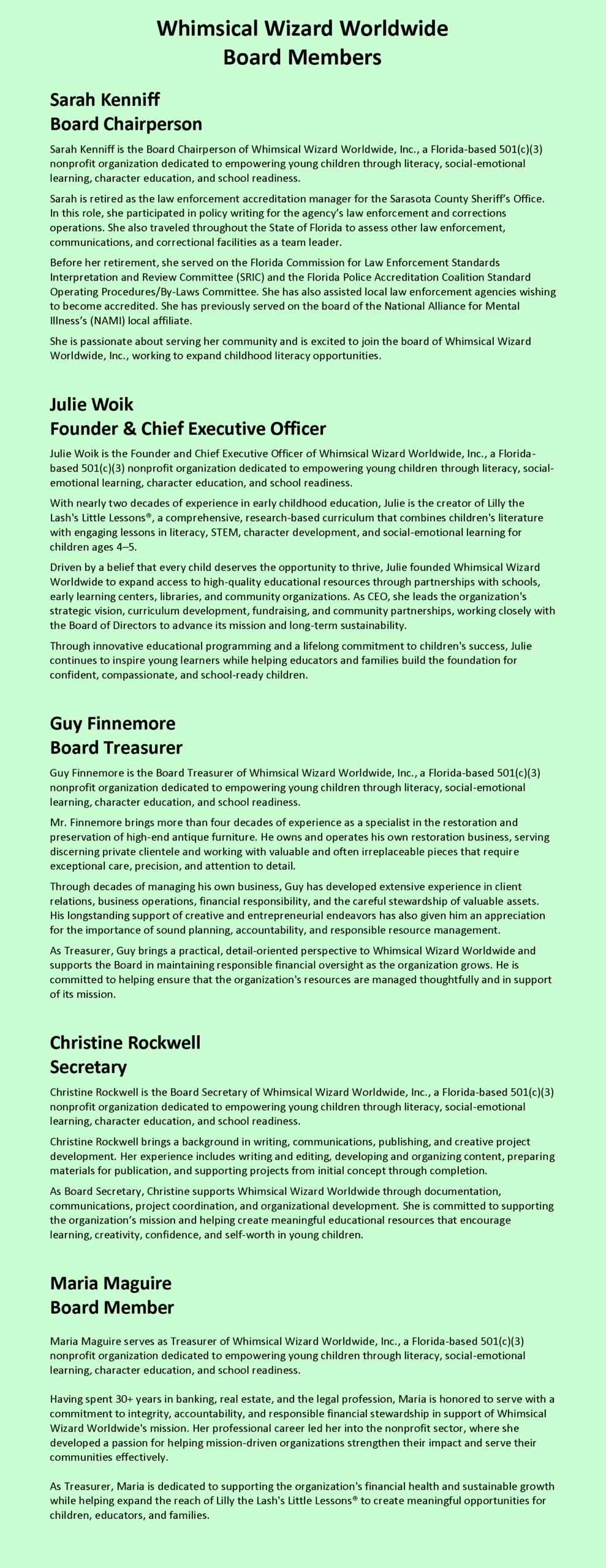 Adding Board Members